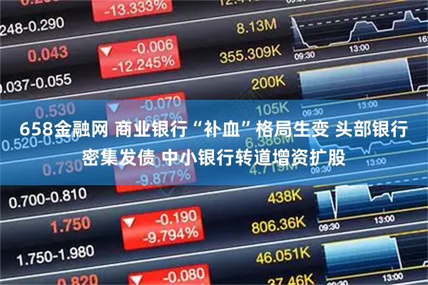 658金融网 商业银行“补血”格局生变 头部银行密集发债 中小银行转道增资扩股